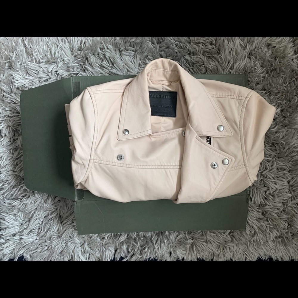 AllSaints Leather Jacket size 2 US